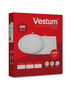  LED   Vestum 6W 4000K 220V 4