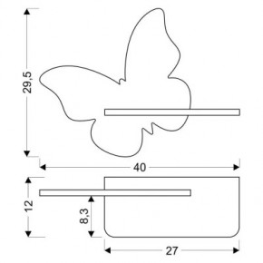  Candellux BUTTERFLY (21-85160) 3