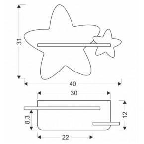  Candellux Star (21-75734) 3