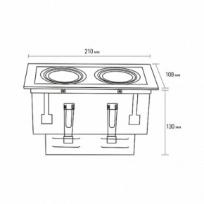  Eurolamp LED GU10x2 white (LHK2-LED-GU10(white)) 4