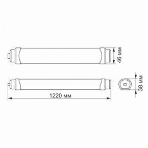  LED Videx   36W 1.2 5000K (VL-BNWL-36125) 4