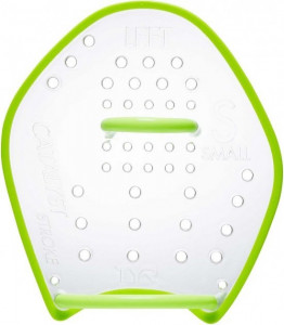    TYR Catalyst Stroke Training Paddles Clear (101) L (LCATSTK-101-L) 4