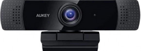 - Aukey 1080p FHD Live Streaming Camera, Stereo Mic (PC-LM1E)