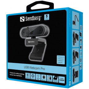 - Sandberg Webcam Pro Autofocus Stereo Mic (133-95) 6