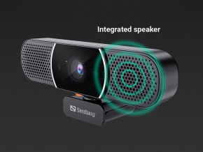 - Sandberg All-in-1 Webcam 2K HD Speaker (134-37) 8