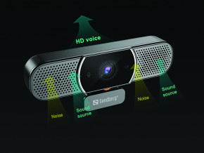 - Sandberg All-in-1 Webcam 2K HD Speaker (134-37) 9