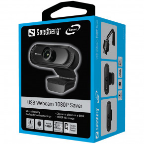 - Sandberg Webcam 1080P Saver (333-96) 6