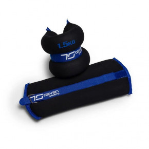  7Sports Wriste/Ankle Weights 2*1.5 kg back/blue