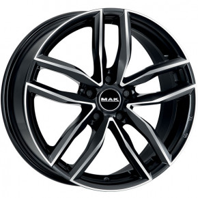  MAK 8x18 SARTHE ET39 5X112 66,45 BLACK MIRROR  F8080RHBM39WS2X