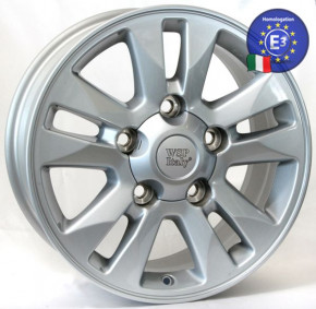  WSP Italy TOYOTA 8,0x17 JEDDAH W1758 5x150 60 110,1 SILVER 42611-60640 RTO17805860KSY