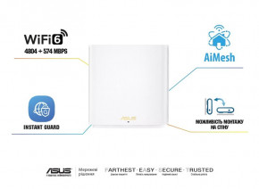   Asus ZenWiFi XD6S 1PK White 6