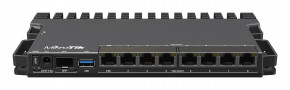  MikroTik RB5009UPr+S+IN (7x1GE LAN PoE, 1xSFP+, 1x2.5GE LAN PoE, 1xUSB 3.0, PoE in, DC, 2-pin, max PoE 130W)