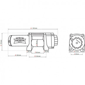     Dragon Winch DWM 3500 ST (dw11003) 4