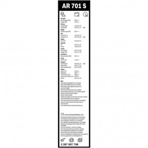   Bosch 650/500 AEROTWIN AR701S (3397007706) 6