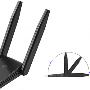  Wi-Fi  U&P 6B17 AC1300 2.4/5GHz Black (HG-6B17-BK) 6