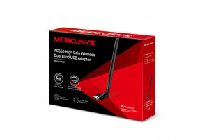 WiFi- Mercusys MU6H AC650 USB2.0 4