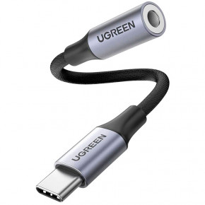    USB-C to 3.5mm M/F 10sm AV161 UGREEN ѳ (80154) 3