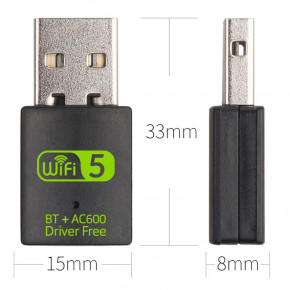  Wi-Fi/Bluetooth  U&P G38 AC600 2.4/5GHz + Bluetooth 4.2 Black (HG-G38-BK) 5