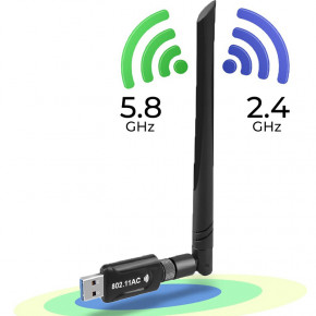  Wi-Fi  U&P G42 AC1200 2.4/5GHz Black (HG-G42-BK) 8