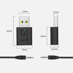   Bluetooth 5.0 U&P KN310 Black (KN310b) 9