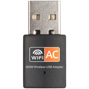  Wi-Fi  U&P AC600 2.4/5GHz Black (WAZ-RTL8811-BK)