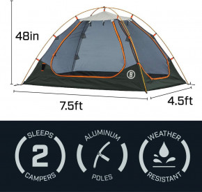 , ,    2  Bushnell 2 Person Grey-brown (50001) 4
