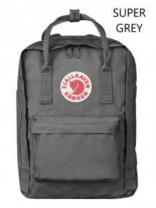  Fjallraven Kanken Laptop 13 Super Grey 			