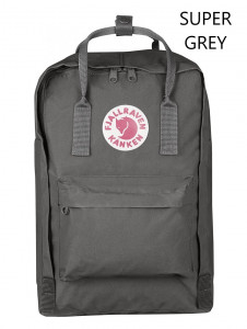  Fjallraven Kanken Laptop 15 Super Grey 			