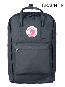  Fjallraven Kanken Laptop 17 Graphite 			