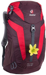  Deuter AC Lite 22 SL Aubergine-Fire (1052-3420216 5522)