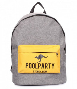   POOLPARTY - (backpack-yellow-grey)