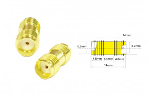  50  -  FPV   (SMA F - SMA F ) (AMS-SMA-KK-FF-X50)