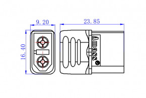   AMASS XT60H Male 2 (AMS-XT60H-M2.GY) 3