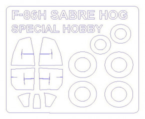    KV Models  F-86H Sabre Hog (KVM72575)