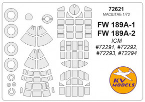    KV Models  Fw-189A1 A-2 (KVM72621)