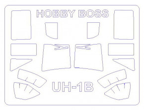  KV Models UH-1B Hobby Boss (KVM72708)