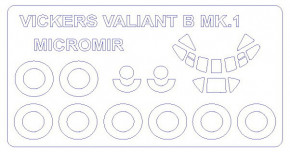  KV Models Vickers Valiant Mk.1B Micro-mir (KVM14377)