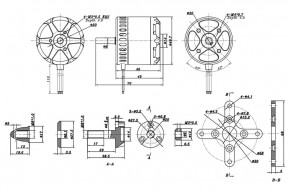    SunnySky X4125 V3 KV480 (SSKY-V3-X4125-480) 9