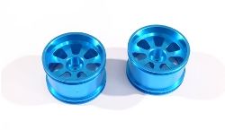  Blue Alum Wheel Rims 2P Himoto (188039)