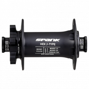   SPANK HEX J-TYPE Boost F15/20, Black (C04HJ122200ASPK)