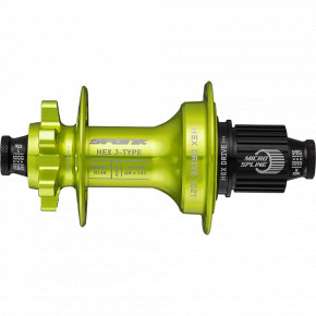   SPANK HEX J-Type Boost R148 Microspline 32H, Green (C04HJ12E50MASPK)