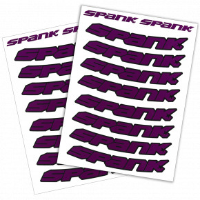     SPANK Decal kit, Purple (V01F99PVC037SPK) 3