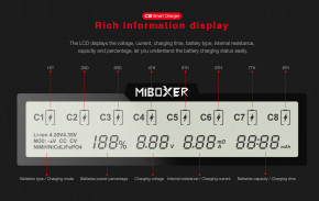    MiBoxer C8 8  Ni-Mh/Li-ion/LiFePO4 10