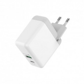    HAVIT HV-H116 USB+Type-C QC3.0 White (HV-H116)