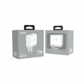    HAVIT HV-H116 USB+Type-C QC3.0 White (HV-H116) 5