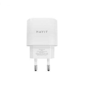    HAVIT HV-UC1016 USB-C 20W 3A White (HV-UC1016)