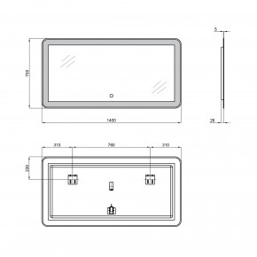  Qtap Swan 1400700  LED- QT1678141470140W 3