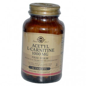  Solgar Acetyl L-Carnitine 1000 30  (02313001)