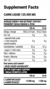 L-arnitin Extrifit Carni 120000mg Liguid 10ml-1200mg 1000ml Mango Pineapple 3