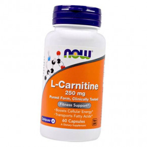  Now Foods Carnitine 250 60  (02128001)